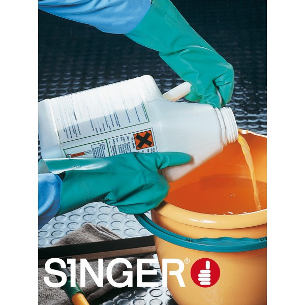 Gants nitrile - Floqué coton - SINGER