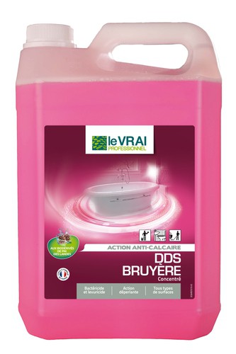 Désinfectant Nettoyant Sanitaires DDS Bruyère - LE VRAI Professionnel - 5L