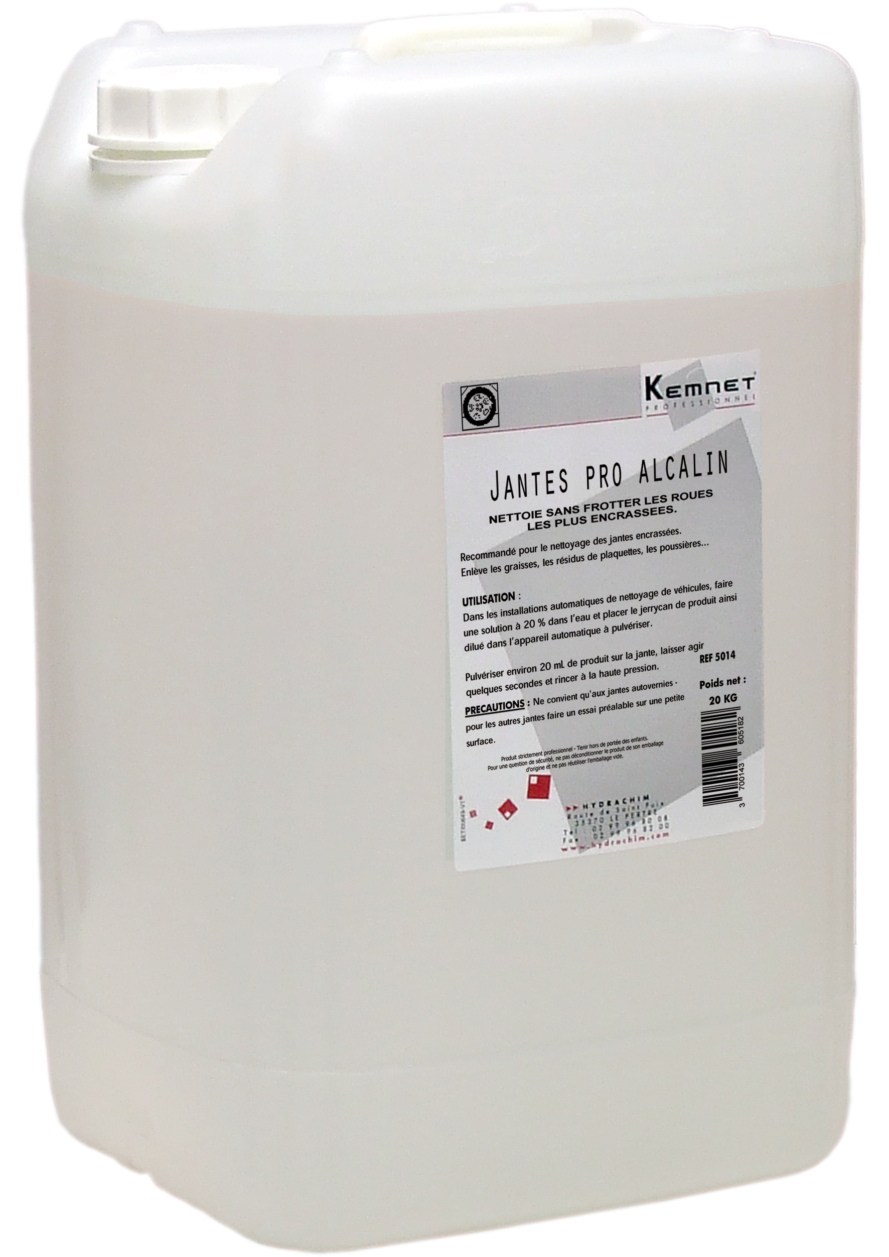 KEMNET Jantes Pro Alcalin Professionnel 20kg