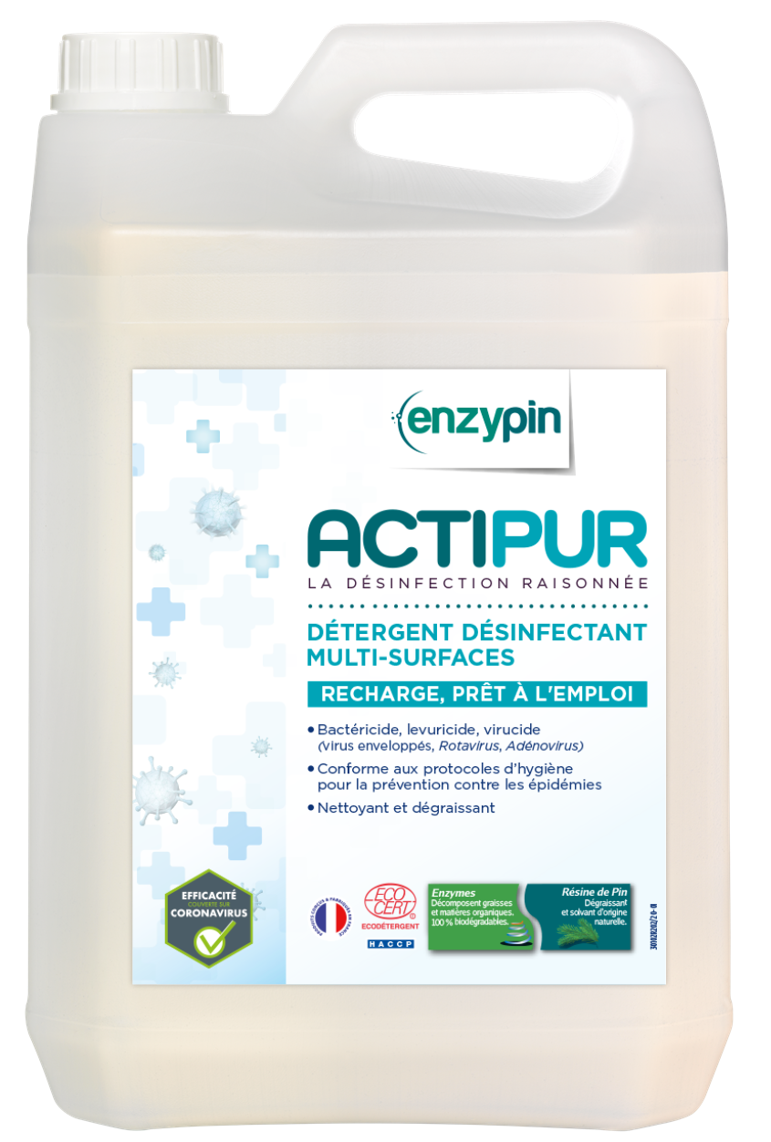 Désinfectant détergeant multisurfaces PAE 5l-ACTIPUR