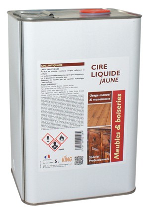 Cire liquide jaune KING 5L - SICO