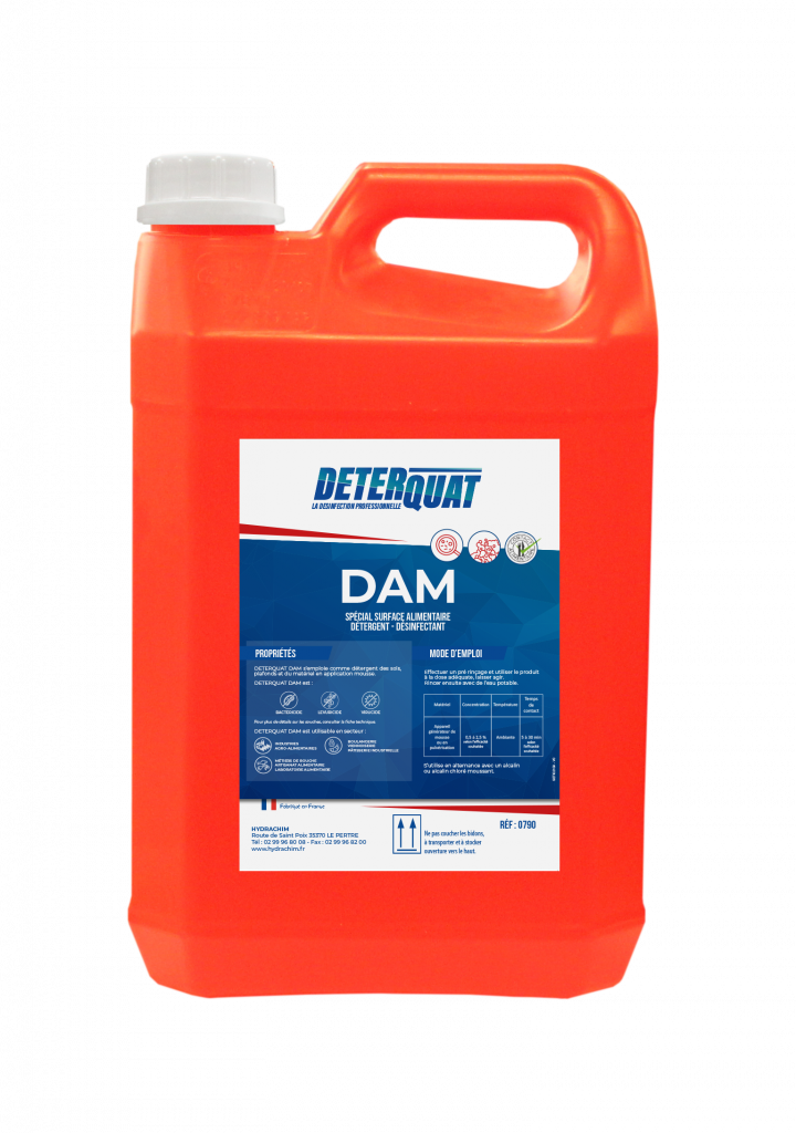  Deterquat 4100 - REMPLACE PAR DETERQUAT DAM- 2135 HYDRACHIM 5L