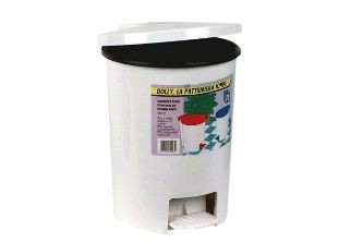 Poubelle plastique à pédale - MAINE BROSSERIE - 4.5L