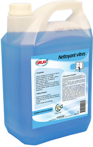 Nettoyant Vitres et surfaces - ORLAV - 5L
