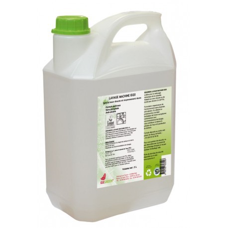 Lavage machine écologique ID 20 - IDEGREEN - 5L - Ecolabel