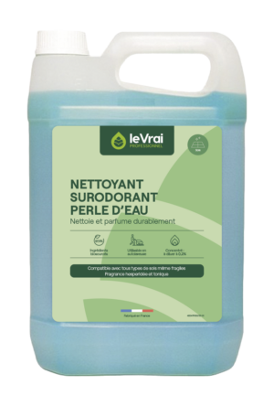 LE VRAI PROFESSIONNEL - DETERGENT PARFUMANT LONGUE DUREE - 5L - PERLE D'EAU
