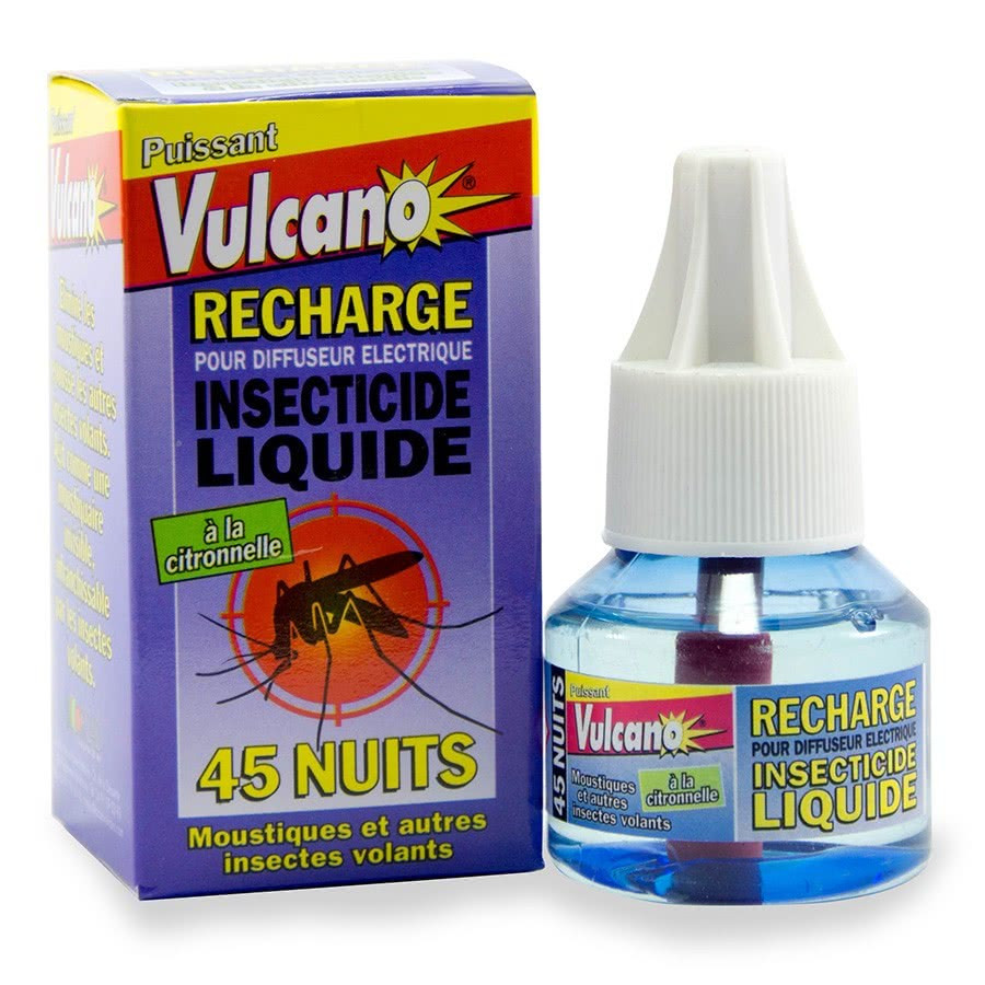 Insecticides VULCANO recharge Liquide pour diffuseur-ORCAD-