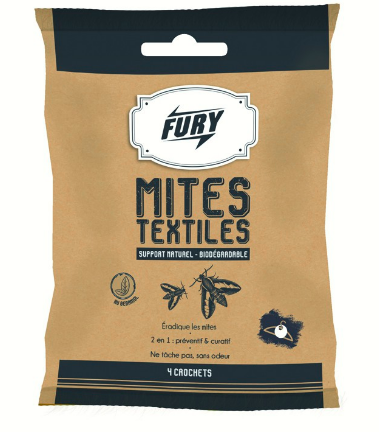 Crochet mites textiles x4 - FURY