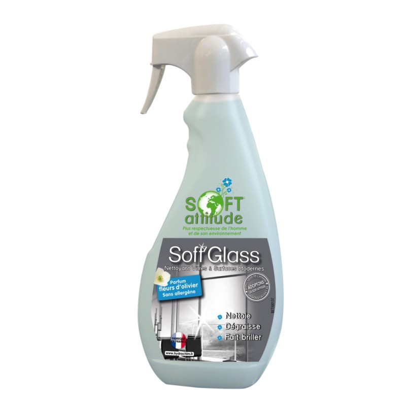 Nettoyant vitres Soft'glass - HYDRACHIM - 750mL -