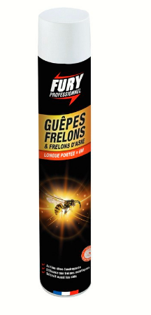 FURY - Tue guêpes frelons et frelons d'Asie - 750ML