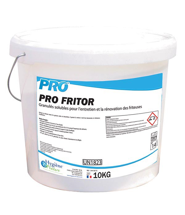 Poudre rénovation friteuse PRO FRITOR - HYGIENE & NATURE - 10Kg