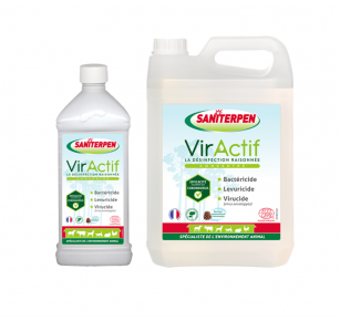 Désinfectant environnement animal VIRACTIF 1l-ACTIPUR