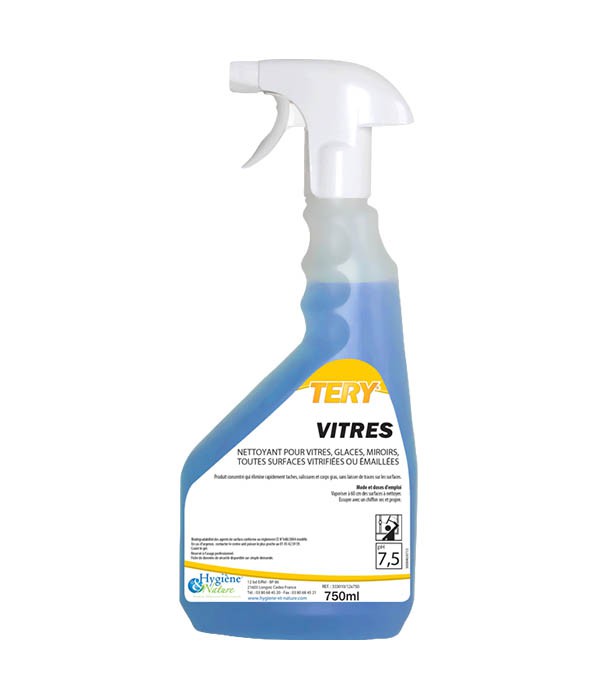 Lave vitre pulvé concentré professionnel 750 ml