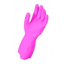 Gants ménage latex JET Rose XL