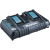 Chargeur rapide 2 batteries Makstar Li-Ion 14,4 à 18 V - DC18RD - MAKITA